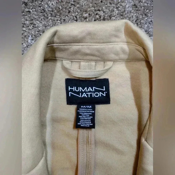 Human Nation Unity heavyweight Fleece Long Coat - Picture 7 of 13